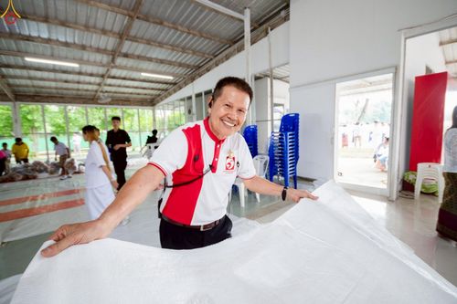 ภาพ No.228163:วันอาทิตย์ที่ 8 มิถุนายน พ.ศ. 2568 พิธีตักบาตรพระ 500 รูป ปีที่ 10 ณ ธุดงคสถานล้านนา อำเภอสันทราย จังหวัดเชียงใหม่