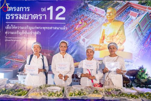 ภาพ No.115658:พิธีถวายภัตตาหารเป็นสังฆทาน แด่คณะพระธรรมยาตรา ปีที่ 12 วันที่ 20 มกราคม พ.ศ. 2567 ณ วัดโบสถ์(บน) บางคูเวียง จ.นนทบุรี