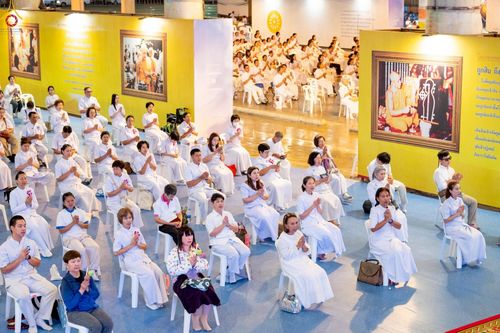 ภาพ No.241205:วันพุธที่ 27 สิงหาคม พ.ศ. 2568 พิธีฉลองชัยสวดมนต์ บทธัมมจักกัปปวัตตนสูตร ครบ 7,650,575,757 จบ ในวันธรรมชัย วัดพระธรรมกาย