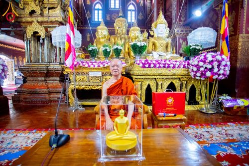 ภาพ No.224409:วันที่ 8 พฤษภาคม พ.ศ. 2568 พิธีถวายมหาสังฆทาน 101 วัด  บูชาธรรมอายุวัฒนมงคล 100 ปี สมเด็จอาชญาธรรมพระเจ้า สมเด็จพระสังฆราชแห่งคณะสงฆ์ไทยเขิน นครเชียงตุง ในนามพระครูบาไชยบูลย์ ธัมมชโย ณ วัดราชฐานหลวงเชียงยืน รัฐฉาน สาธารณรัฐแห่งสหภาพเมียนมา