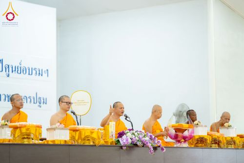 ภาพ No.238560:วันอาทิตย์ที่ 17 สิงหาคม พ.ศ. 2568 พิธีทอดผ้าป่าบำรุงศูนย์อบรมเยาวชนนครปฐม ครบรอบ 14 ปี และพิธีปลูกต้นไม้รอบสระเศรษฐี ณ ศูนย์อบรมเยาวชนนครปฐม