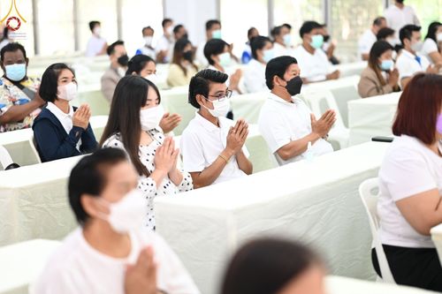 ภาพ No.77358:โครงการเสริมสร้างมาตรฐานคุณธรรมจริยธรรมของพนักงาน และลูกจ้างเทศบาลเมืองคลองหลวง ประจำปีงบประมาณ พ.ศ.๒๕๖๖  วันอังคารที่ ๒๘ กุมภาพันธ์ พ.ศ.๒๕๖๖  ณ วัดพระธรรมกาย อ.คลองหลวง จ.ปทุมธานี