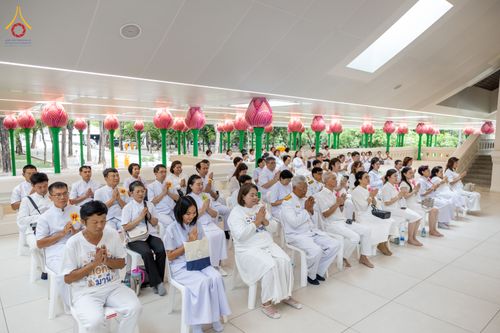 ภาพ No.332368:วันเสาร์ที่ 6 มิถุนายน พ.ศ.2569 พิธีต้อนรับสัญญาบัตร พัดยศ พระราชภาวนาวชิรวิเทศ วิ. ณ อุโบสถพระไตรปิฏก วัดพระธรรมกาย