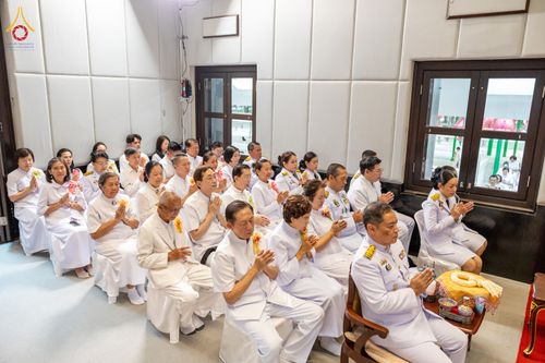 ภาพ No.332377:วันเสาร์ที่ 6 มิถุนายน พ.ศ.2569 พิธีต้อนรับสัญญาบัตร พัดยศ พระราชภาวนาวชิรวิเทศ วิ. ณ อุโบสถพระไตรปิฏก วัดพระธรรมกาย