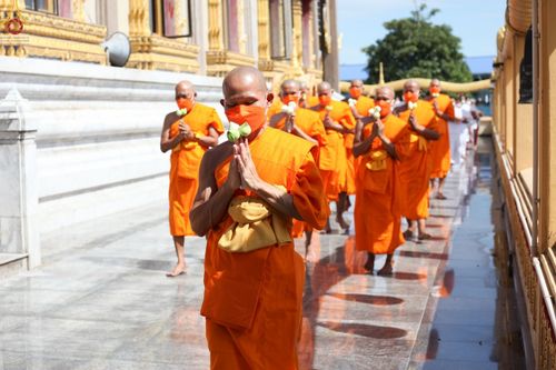 ภาพ No.65890:พิธีอุปสมบทวัดแค อ.พระสมุทรเจดีย์ จ.สมุทรปราการ รับบุญจัดงานโดยสำนักพัฒนาเยาวชนโลก ในโครงการอุปสมบทบูชาธรรม มหาปูชนียาจารย์ประจำปี 2565 เมื่อวันที่ 7 ธันวาคม พ.ศ. 2565