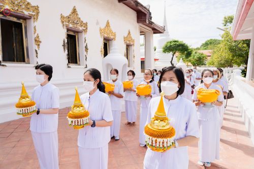 ภาพ No.65810:พิธีอุปสมบทวัดโปรดเกศเชษฐาราม อ.พระประแดง จ.สมุทรปราการ รับบุญจัดงานโดยสำนักพัฒนาเยาวชนโลก ในโครงการอุปสมบทบูชาธรรม มหาปูชนียาจารย์ประจำปี 2565 เมื่อวันที่ 7 ธันวาคม พ.ศ. 2565