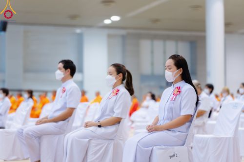 ภาพ No.90981:พิธีบำเพ็ญกุศลสวดพระอภิธรรม  อุบาสกถาวร พรหมถาวร (อุบาสกผู้ปั้นพระ) คืนที่ 6 วันพฤหัสบดีที่ 19 ตุลาคม พ.ศ. 2566 ณ ห้องแก้วสารพัดนึก 1 สภาธรรมกายสากล วัดพระธรรมกาย จ.ปทุมธานี