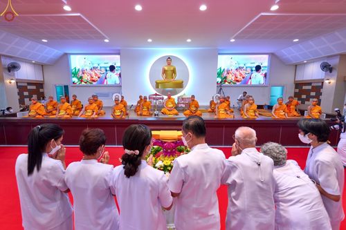 ภาพ No.64206:พิธีทอดกฐินสามัคคีเพื่อเติมเต็มสระมหาเศรษฐี /ห้องปฎิบัติธรรม อาคารธรรมสภา /กุฎิพระมหาเถระ ประจำปีพุทธศักราช 2565  โดยผู้มีบุญ จ.ชลบุรี และคณะกัลยาณมิตรทั่วโลก วันอาทิตย์ที่ 30 ตุลาคม พ.ศ. 2565  ณ ธุดงคสถานชลบุรี