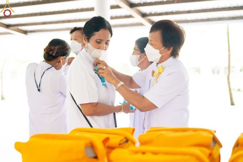 ภาพ No.65543:พิธีปลงผม และพิธีขอขมามอบผ้าไตร นาคธรรมทายาท ในโครงการอุปสมบทบูชาธรรม มหาปูชนียาจารย์ประจำปี 2565 ณ ศูนย์ปฏิบัติธรรมภาคใต้ บางกล่ำ จ.สงขลา วันที่ 19 พฤศจิกายน พ.ศ. 2565