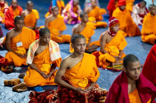 ภาพ No.131080:Photo Story ปฐมบรรพชาชาวพุทธมาร์มา Episode 4/5 วันที่ 13 กุมภาพันธ์พ.ศ. 2567 ณ วัดธัมจักร อรัญกุฏิ บังกลาเทศ