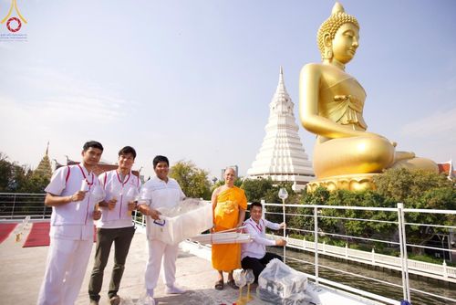 ภาพ No.120954:V.20 เป็นปลื้ม การเตรียมงาน เก็บงาน การรับบุญของเจ้าหน้าที่หน่วยงานต่างๆ เพื่อโครงการธรรมยาตรา กตัญญูบูชา มหาปูชนียาจารย์ พระมงคลเทพมุนี (สด จนฺทสโร) พระผู้ปราบมาร อนุสรณ์สถาน 7 แห่ง ปีที่ 12 ระหว่างวันที่ 2 - 31 มกราคม พ.ศ.2567