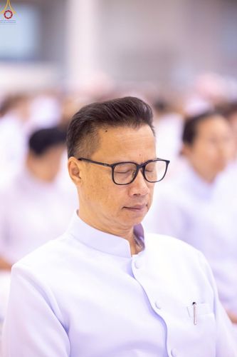 ภาพ No.227977:วันอาทิตย์ที่ 1 มิถุนายน พ.ศ. 2568 พิธีตักบาตร , พิธีบูชาข้าวพระ ณ วัดพระธรรมกาย จ.ปทุมธานี