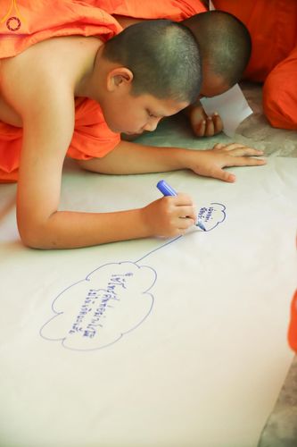 ภาพ No.61177:สามเณรออกบิณฑบาต และกิจกรรมอบรมสามเณร ในโครงการบรรพชาสามเณรฟื้นฟู พระพุทธศาสนาทั่วไทย ณ ศูนย์อบรมที่พักสงฆ์บ้านร่มเย็น จ.นราธิวาส วันที่ 2-15 เมษายน พ.ศ. 2567