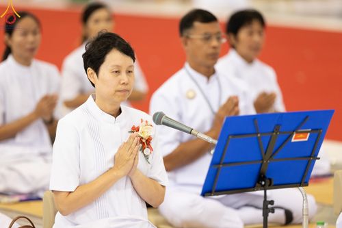 ภาพ No.151270:พิธีบูชาข้าวพระ ในวันอาทิตย์ต้นเดือน วันที่ 1 กันยายน พ.ศ. 2567 ณ สภาธรรมกายสากล วัดพระธรรมกาย