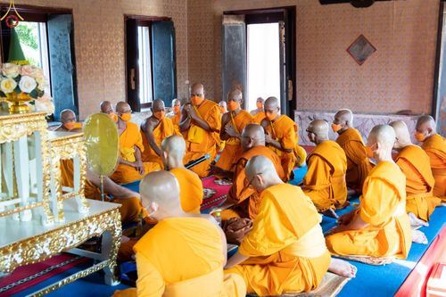 ภาพ No.66352:พิธีอุปสมบทวัดวรนายกรังสรรค์เจติยบรรพตาราม อ.บางปะหัน จ.พระนครศรีอยุธยา รับบุญจัดงานโดยศูนย์อบรมเยาวชนบางปะหัน และสำนักศรัทธาภิบาล เมื่อวันที่ 7 ธันวาคม พ.ศ. 2565