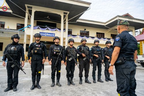 ภาพ No.311035:วันพฤหัสบดีที่ 26 กุมภาพันธ์ พ.ศ. 2569 พิธีถวายสังฆทานแด่คณะสงฆ์ 323 วัด ปีที่ 22 ครั้งที่ 182 พิธีมอบกองทุนหนุนแรงใจช่วยครูใต้ ปีที่ 19 ครั้งที่ 145 และพิธีทำบุญอุทิศส่วนกุศลให้ผู้วายชนม์