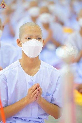 ภาพ No.79828:พิธีขอบรรพชา , พิธีคล้องอังสะ พิธีขอสรณคมน์และศีล , พิธีขอนิสสัย ในโครงการบรรพชาสามเณรฟื้นฟูพระพุทธศาสนาทั่วไทย วันเสาร์ที่ 8 เมษายน พ.ศ.2566