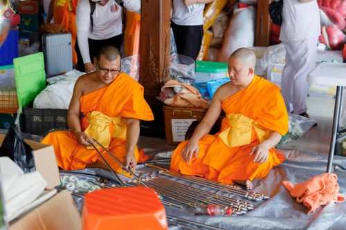 ภาพ No.331271:วันที่ 29 พฤษภาคม พ.ศ.2569 MBMI Tangerang (Majelis Agama Buddha Mahanikaya)  ได้มีการเตรียมงานเพื่อจัดงานวิสาขบูชานานาชาติ (ภาพชุดที่ 2)
