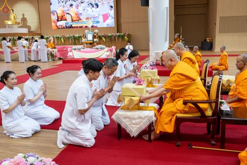 ภาพ No.343277:วันที่ 16 สิงหาคม พ.ศ.2569 พิธีมุทิตาสักการะพระราชาคณะ ณ ห้องแก้วสารพัดนึก 2 วัดพระธรรมกาย
