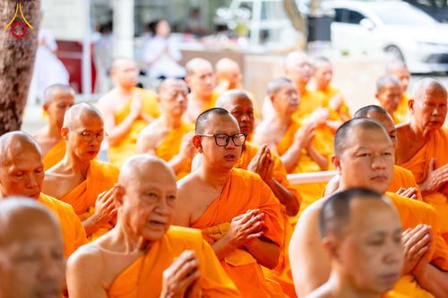 ภาพ No.316114:วันศุกร์ที่ 27 มีนาคม พ.ศ. 2569 พิธีบำเพ็ญกุศล คุณพ่อณรงค์ จินตมากุล  สิริอายุ 99 ปี 11 เดือน โยมบิดา พระครูปลัดรัตนวีรวัฒน์ (รังสฤษดิ์ อิทฺธิจินตโก) ที่ปรึกษาเจ้าคณะจังหวัดปทุมธานี เจ้าอาวาสวัดพระธรรมกาย  ณ ห้องปลูกศรัทธา 2 วัดพระธรรมกาย ปทุมธานี