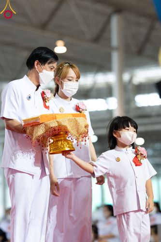 ภาพ No.92259:พิธีทอดกฐินธรรมชัยเพื่อสร้างอาคาร 115 ปี คุณยายอาจารย์มหารัตนอุบาสิกาจันทร์ ขนนกยูง อาทิตย์ต้นเดือนที่ 5 พฤศจิกายน พ.ศ. 2566 ณ วัดพระธรรมกาย จ.ปทุมธานี