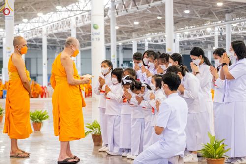 ภาพ No.77702:พิธีหล่อพระบรมพุทธเจ้า ทิศตะวันตก  วันอาทิตย์ที่ 19 มีนาคม พ.ศ. 2566 ณ วัดพระธรรมกาย จ.ปทุมธานี