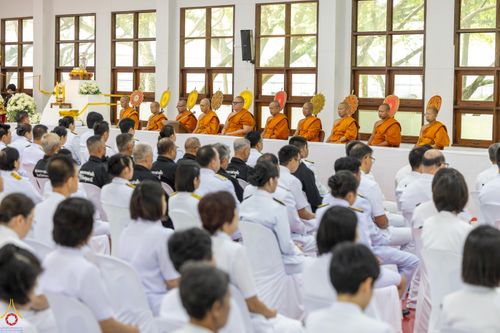 ภาพ No.335926:วันพุธที่ 17 มิถุนายน พ.ศ.2569 พิธีบำเพ็ญกุศลทักษิณานุปทานสัตตมวาร (ครบ 7 วัน) อุทิศถวายพระกุศล แด่สมเด็จพระเจ้าลูกเธอ เจ้าฟ้ากรมหลวงราชสาริณีสิริพัชร มหาวัชรราชธิดา ณ วัดพระธรรมกาย จังหวัดปทุมธานี