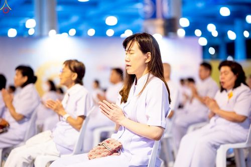 ภาพ No.244457:วันที่ 7 กันยายน พ.ศ. 2568 พิธีฉลองชัยสวดมนต์บทธัมมจักกัปปวัตตนสูตร 7,681,108,108 จบ ณ มหารัตนวิหารคด วัดพระธรรมกาย