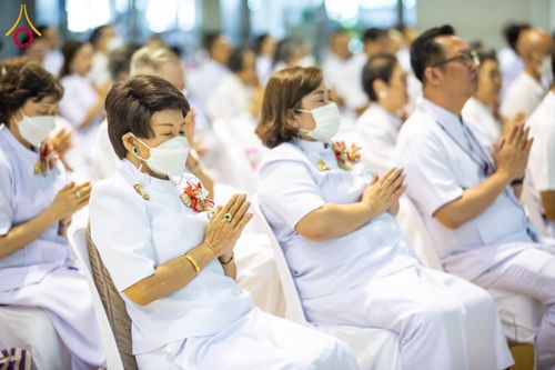 ภาพ No.134096:พิธีบูชาข้าวพระ  ในวันอาทิตย์ต้นเดือนที่ 7 เมษายน พ.ศ. 2567 ณ วัดพระธรรมกาย จ.ปทุมธานี