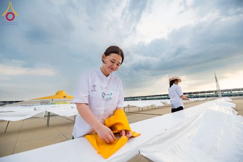 ภาพ No.217789:วันที่ 10-14 เมษายน พ.ศ. 2568 เจ้าหน้าที่อาสาสมัคร เตรียมงานวันคุ้มครองโลก ชุดที่ 2 วัดพระธรรมกาย จ.ปทุมธานี