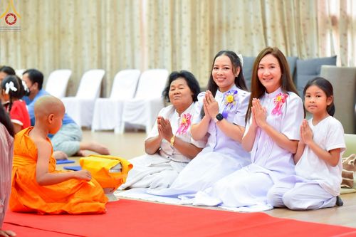 ภาพ No.216544:วันอังคารที่ 8 เม.ย. พ.ศ. 2568 พิธีบรรพชาสามเณร ณ ศูนย์ปฏิบัติธรรมเขาคิชฌกูฏ จันทบุรี