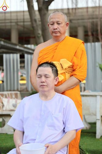 ภาพ No.216739:วันอาทิตย์ที่ 6 เมษายน พ.ศ. 2568 พิธีตัดปอยผม และปลงผมนาคธรรมทายาท โครงการบวชบูชาธรรม81ปี หลวงพ่อธัมมชโย โครงการ 1 และ 2 โครงการนานาชาติ AEC&WAB รุ่น CEO (ผู้บริหาร) รุ่นที่4 ณ หมู่บ้านบรรลุธรรม วัดพระธรรมกาย