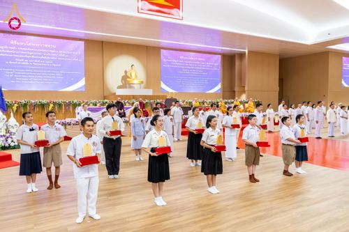 ภาพ No.207584:พิธีมอบโล่พระราชทาน สมเด็จพระกนิษฐาธิราชเจ้า กรมสมเด็จพระรัตนราชสุดาฯ สยามบรมราชกุมารี และโล่เกียรติยศโครงการตอบปัญหาธรรมะ "ทางก้าวหน้า" ครั้งที่ 42 พิธีมอบโล่วัชรเกียรติยศ โครงการตอบปัญหาศีลธรรมเพื่อสันติภาพโลก (WORLD-PEC) ครั้งที่ 18 วันที่ 12 ก.พ. 2568