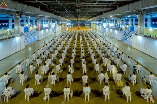 ภาพ No.241235:วันพุธที่ 27 สิงหาคม พ.ศ. 2568 พิธีฉลองชัยสวดมนต์ บทธัมมจักกัปปวัตตนสูตร ครบ 7,650,575,757 จบ ในวันธรรมชัย วัดพระธรรมกาย