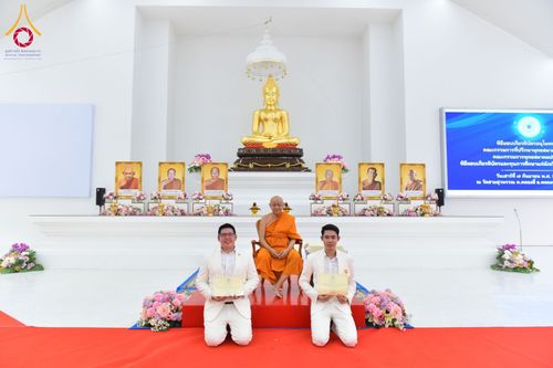 ภาพ No.152549:พิธียกฉัตรขาว 5 ชั้น กางกั้นถวายองค์พระประธาน อาคารปฏิบัติธรรมวัดสายสุวพรรณ ต.คลองสี่ อ.คลองหลวง จ.ปทุมธานี วันเสาร์ที่ 7 กันยายน พ.ศ. 2567