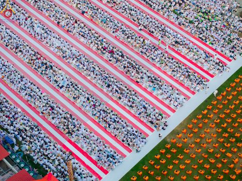 ภาพ No.116092:พิธีตักบาตรพระธรรมยาตรา ณ อนุสรณ์สถานลำดับที่ 4 สถานที่เกิดด้วยกายธรรม วัดโบสถ์(บน) จ.นนทบุรี วันที่ 21 มกราคม พ.ศ. 2567