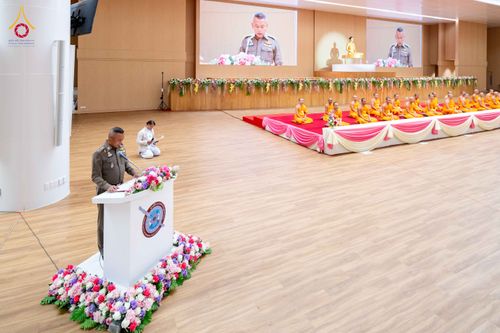 ภาพ No.351176:วันที่ 21 กันยายน พ.ศ. 2569 พิธีปิดโครงการบรรพชาพัฒนาคุณธรรม จริยธรรม  สำหรับนักเรียนนายสิบตำรวจ (นสต.) รุ่นที่ 16 ศูนย์ฝึกอบรมตำรวจภูธรภาค 1