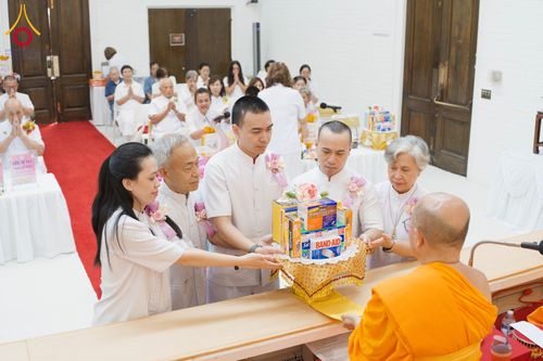 ภาพ No.346021:วันเสาร์ที่ 22 สิงหาคม พ.ศ. 2569  พิธีทอดผ้าป่าเพื่อสร้างอาคาร 84 ปี หลวงพ่อธัมมชโยและถวายคิลานเภสัชเนื่องในวันธรรมชัย  ณ วัดพระธรรมกายแคลิฟอร์เนีย  เมืองอาซูซา ประเทศสหรัฐอเมริกา