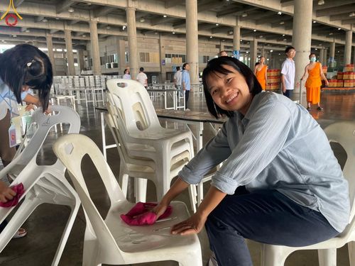 ภาพ No.61354:V.36 ทุ่มเทเพื่อพ่อ 80 ปี ภาพการเตรียมงานของหน่วยงานต่างๆ เพื่อพิธีฉลองอายุวัฒนมงคล 80 ปี หลวงพ่อธัมมชโย และรับถวายมหาสังฆทาน 10,000 กว่าวัดทั่วประเทศ ในวันคุ้มครองโลก จันทร์ที่ 22 เมษายน พ.ศ.2567