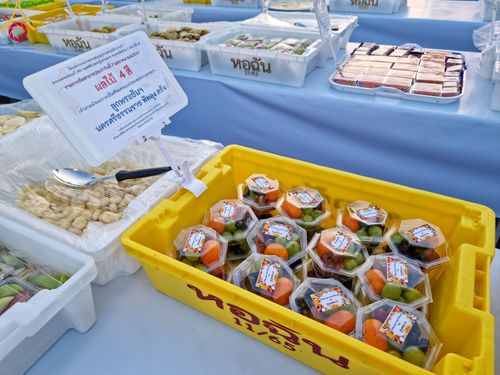 ภาพ No.108464:ถวายภัตตาหารเป็นสังฆทาน แด่คณะพระธรรมยาตราฯ ในโครงการธรรมยาตรากตัญญูบูชา มหาปูชนียาจารย์ พระมงคลเทพมุนี(สด จนฺทสโร) พระผู้ปราบมาร อนุสรณ์สถาน 7 แห่ง ปีที่ 12 วันที่ 7 มกราคม พ.ศ. 2567 ณ อนุสรณ์สถานโลตัสแลนด์ จ.สุพรรณบุรี