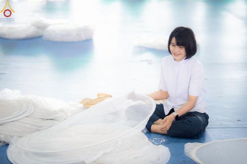 ภาพ No.218277:วันที่ 12-18 เมษายน พ.ศ. 2568 พระภิกษุและเจ้าหน้าที่อาสาสมัคร เตรียมพื้นที่ต้อนรับพักค้างพระสังฆาธิการ เนื่องในงานวันคุ้มครองโลก 22 เมษายน พ.ศ. 2568