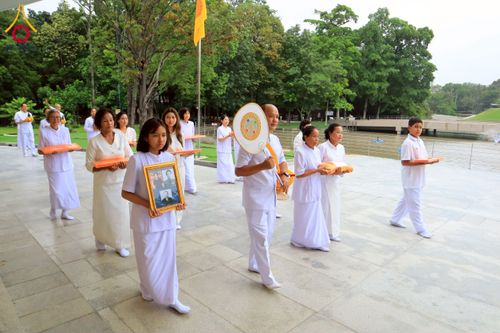 ภาพ No.223583:วันที่ 11 พฤษภาคม พ.ศ. 2568 พิธีบรรพชาของอุบาสก พิสิทธิ์ หมื่นแกล้ว  ณ วัดพระธรรมกาย