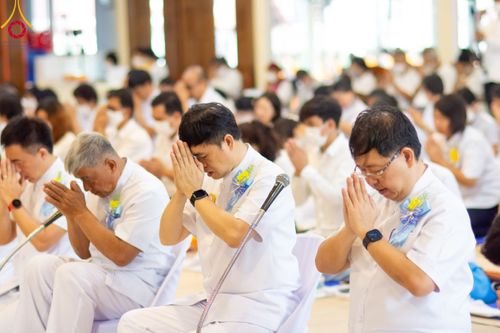 ภาพ No.112988:พิธีถวายภัตตาหารเป็นสังฆทาน แด่คณะพระธรรมยาตรา ปีที่ 12 วันที่ 16 มกราคม พ.ศ. 2567 ณ วัดโบสถ์(บน) บางคูเวียง จ.นนทบุรี