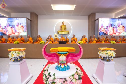 ภาพ No.128869:พิธีทอดผ้าป่าฉลองมหารัตนเจดีย์สิริปทุมสวรรค์ ณ ศูนย์ปฏิบัติธรรมภาคใต้ อ.บางกล่ำ จ.สงขลา วันที่ 10 มีนาคม พ.ศ. 2567