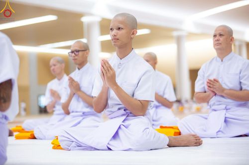 ภาพ No.217203:วันเสาร์ที่ 12 เมษายน พ.ศ. 2568 พิธีบรรพชา พิธีขอศีลและขอนิสสัย พิธีมอบบาตร ในโครงการอุปสมบทหมู่ บูชาธรรมหลวงพ่อธัมมชโย, โครงการธรรมทายาท ระดับอุดมศึกษา รุ่นที่ 52 ,  โครงการบวชพระนานาชาติ AEC & WAB CEO รุ่นที่ 4 ณ วัดพระธรรมกาย