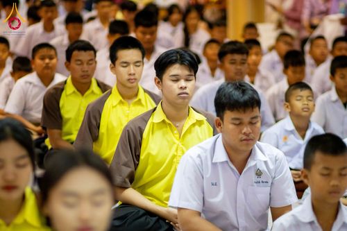 ภาพ No.184373:กิจกรรมวันรวมพลังเด็กดี V-Star ผู้นำฟื้นฟูศีลธรรมโลก ในวันที่ 11 ธันวาคม พ.ศ. 2567 ณ วิทยาลัยเทคโนโลยีบริหารธุรกิจ จังหวัดชัยภูมิ