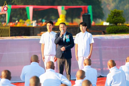 ภาพ No.130477:พิธีบรรพชาธรรมทายาท ในโครงการบรรพชา 1,250 รูป ณ แดนประสูติ สวนลุมพินี ประเทศเนปาล วันที่ 9 มีนาคม พ.ศ. 2567
