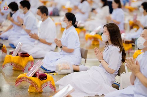 ภาพ No.80532:พิธีถวายทุนสนับสนุนการสร้าง พระไตรปิฎกฉบับธรรมชัย วันเสาร์ที่ 29 เมษายน พ.ศ. 2566 ณ สภาธรรมกายสากล วัดพระธรรมกาย