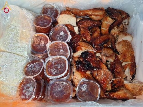 ภาพ No.200879:พิธีถวายภัตตาหารเป็นสังฆทาน แด่พระธรรมยาตรา ณ อนุสรณ์สถานบางปลา วัดบางปลา อำเภอบางเลน จังหวัดนครปฐม ในโครงการธรรมยาตรา กตัญญูบูชา มหาปูชนียาจารย์ พระมงคลเทพมุนี(สด จนฺทสโร) พระผู้ปราบมาร อนุสรณ์สถาน 7 แห่ง ปีที่ 13 วันที่ 24 มกราคม พ.ศ. 2568