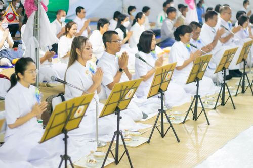 ภาพ No.118879:พิธีถวายภัตตาหารเป็นสังฆทาน แด่คณะพระธรรมยาตรา ปีที่ 12 วันที่ 26 มกราคม พ.ศ. 2567 ณ อนุสรณ์สถานบางปลา จ.นครปฐม